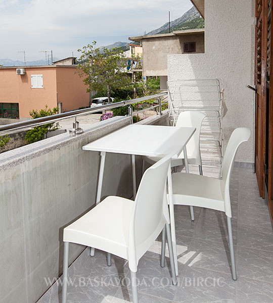balcony, apartments Biri, Baška Voda